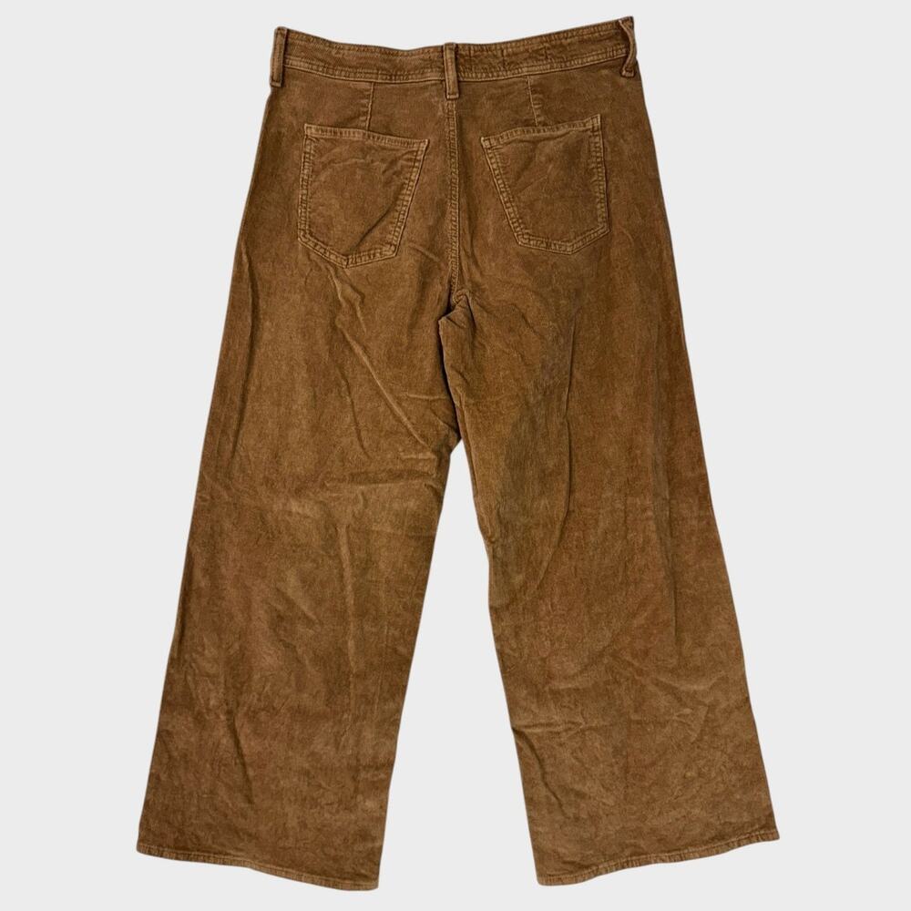 Universal Thread Womens 12R Brown Tan Sailor Wide Leg Corduroy Pants - Picture 7 of 10